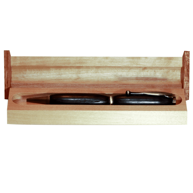 Bog Oak Slim Pen with presentation case