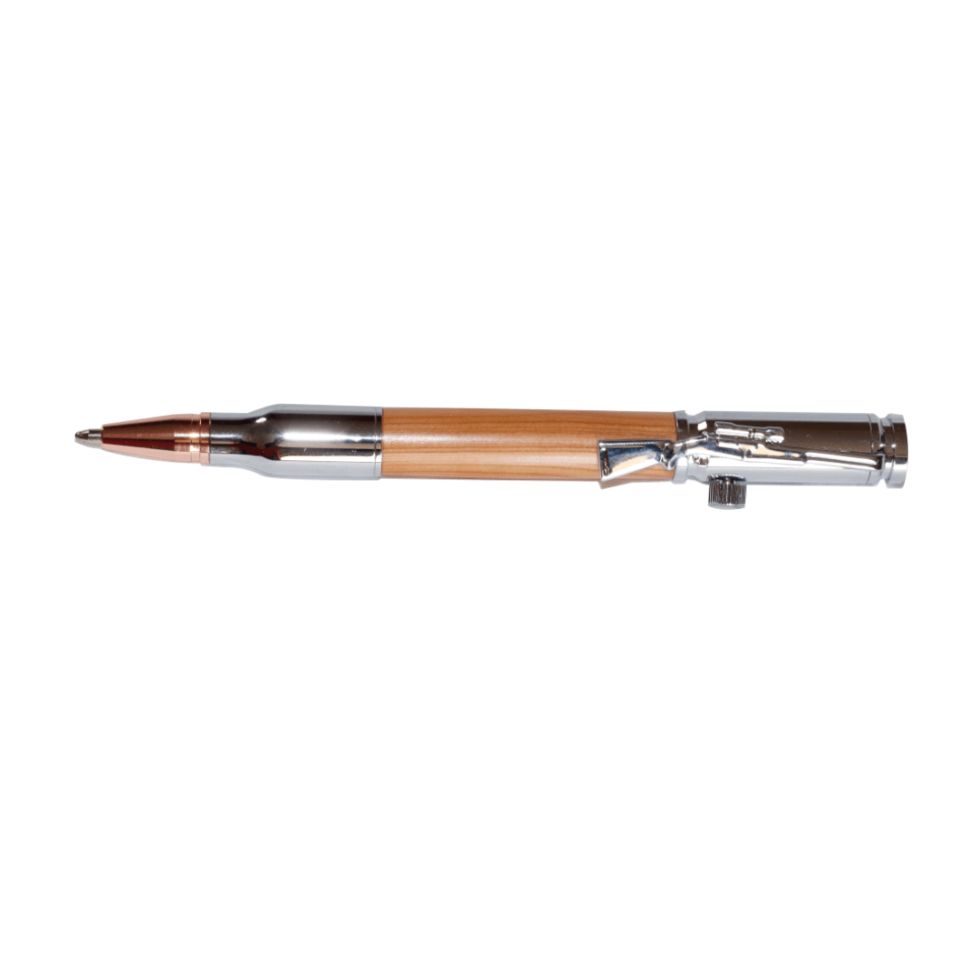 Bolt Action Yew Pen with presentation case