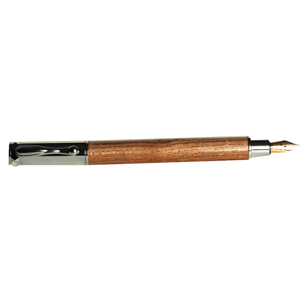 Magnetic Walnut Fountain Pen with presentation case